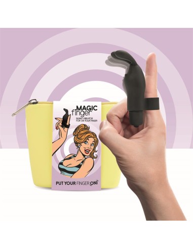 Magic Finger VIbrador para el Dedo Negro|A Placer