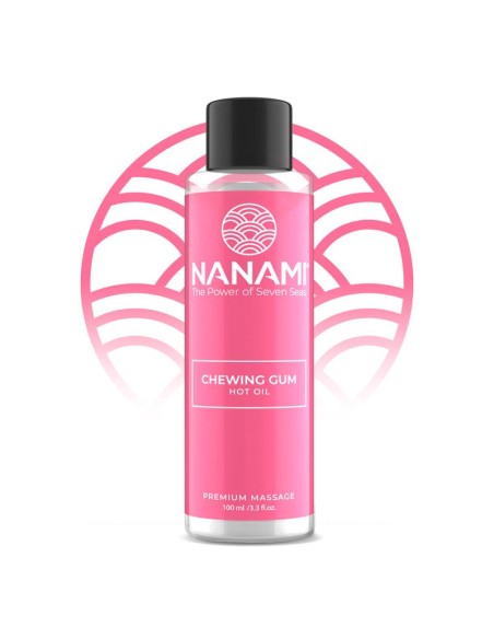 Nanami Aceite de Masaje Efecto Calor Hot Oil Aroma Chicle 100ml Nanami Aceite de Masaje Efecto Calor Hot Oil Aroma Chicle 100ml