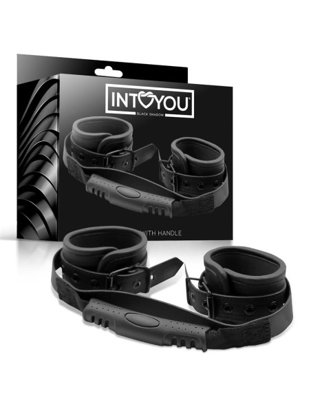 Esposas de Cuero Vegano con Asidero Esposas de Cuero Vegano con Asidero