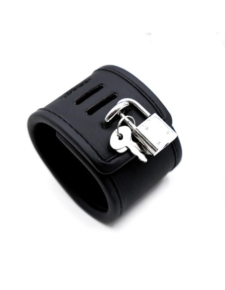 Set de Collar con Esposas y para Munecas Cuero Vegano Set de Collar con Esposas y para Munecas Cuero Vegano