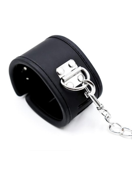 Set de Collar con Esposas y para Munecas Cuero Vegano Set de Collar con Esposas y para Munecas Cuero Vegano