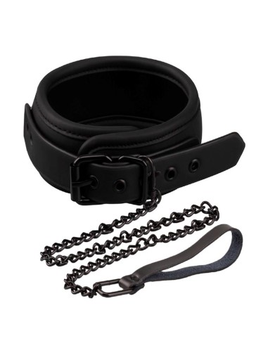 Collar con Correa Cuero Vegano