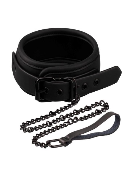 Collar con Correa Cuero Vegano Collar con Correa Cuero Vegano