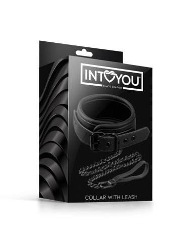 Collar con Correa Cuero Vegano