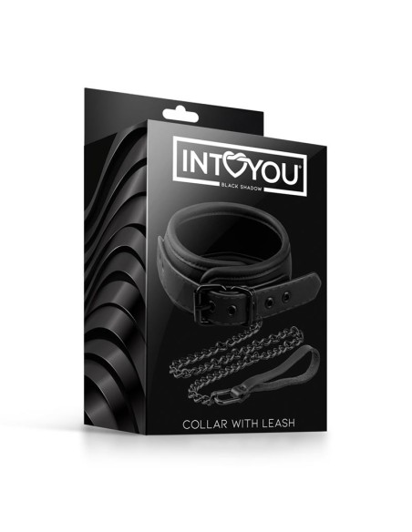 Collar con Correa Cuero Vegano Collar con Correa Cuero Vegano