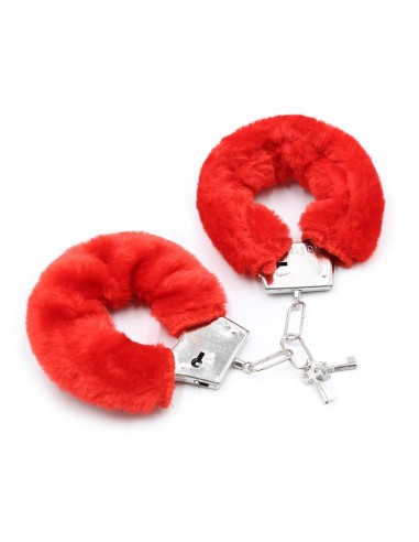 Esposas de Metal para Munecas con Pelo Rojo