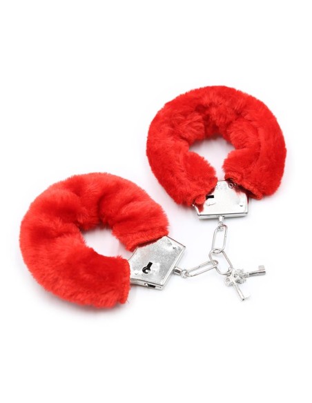 Esposas de Metal para Munecas con Pelo Rojo