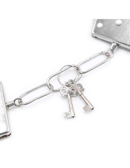 Esposas de Metal para Munecas con Pelo Rojo