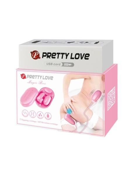 Magic Box Huevo Vibrador y Estimulador con Tapping Magic Box Huevo Vibrador y Estimulador con Tapping