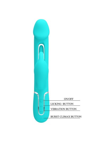 Vibrador con Lengua Kampas Verde