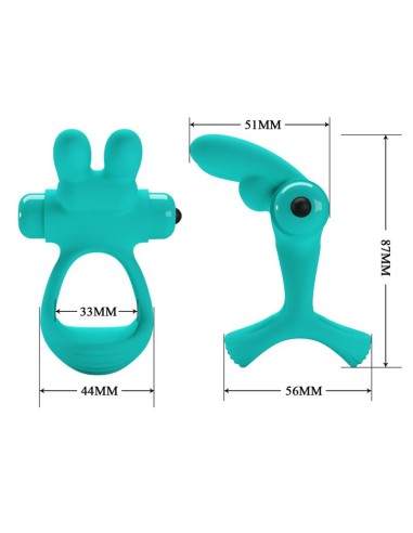 Anillo para el Pene con Vibracion Passionate Dante Verde