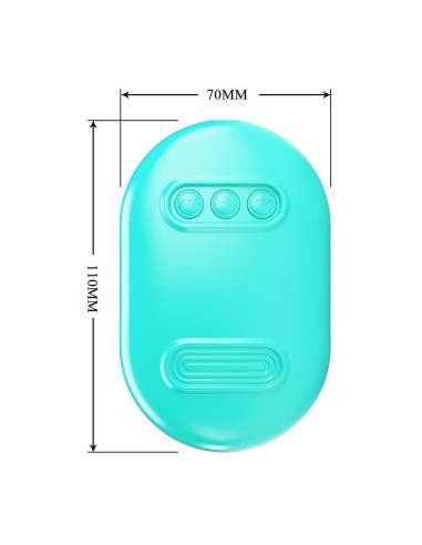 Surprise Box Huevo Vibrador y Pinzas para Pezones con Electro Estimulacion Azul