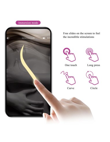 Hector Vibrador con Electroshock y App Rosa