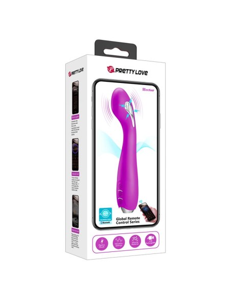 Hector Vibrador con Electroshock y App Rosa Hector Vibrador con Electroshock y App Rosa
