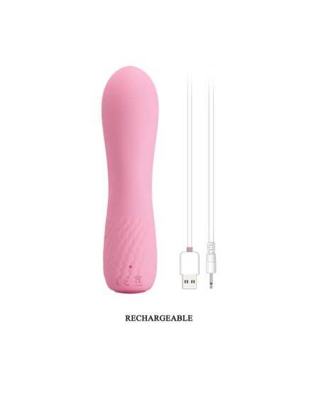 Alice Vibrador 12 funciones Rosa Claro