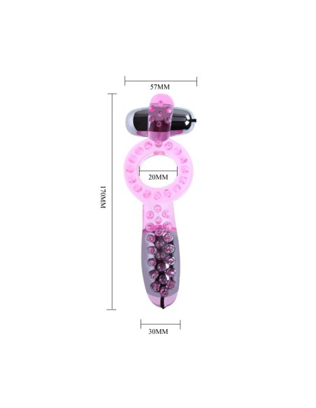 Anillo Vibrador Doble Couple Collection Rosa Anillo Vibrador Doble Couple Collection Rosa