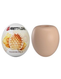Huevo Masturbador Pleasure Egg II Naranja 2