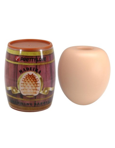 Masturbador Manual Madeira Barrel