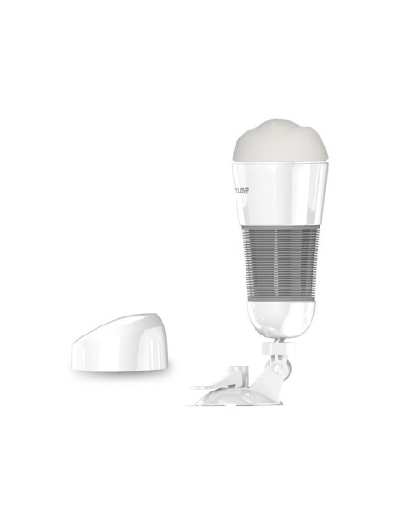 Masturbador con Vibracion Hedy Blanco Vagina