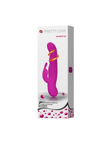 Vibrador Rotador Mystic Color Purpura