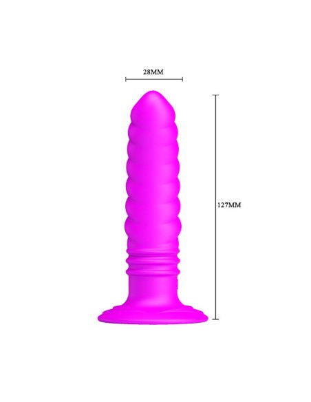 Vibrador Twist Plug Anal Purpura Vibrador Twist Plug Anal Purpura