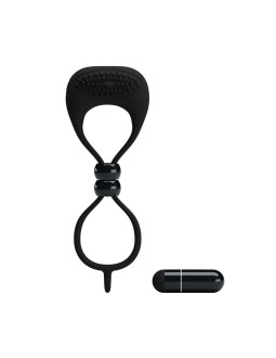 Pretty Love Anillo Vibrador Locker Color Negro