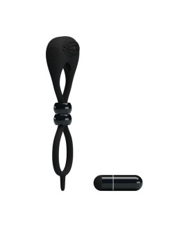Pretty Love Anillo Vibrador Locker Color Negro 2
