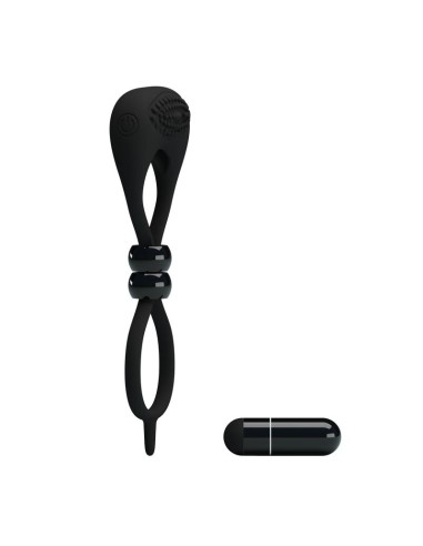Pretty Love Anillo Vibrador Locker Color Negro
