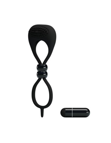Pretty Love Anillo Vibrador Locker Color Negro