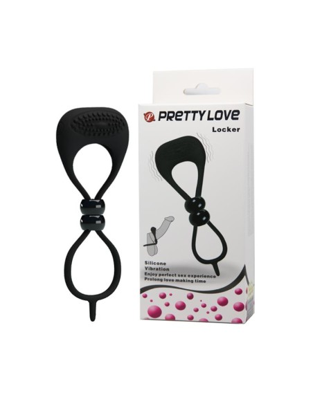 Pretty Love Anillo Vibrador Locker Color Negro Pretty Love Anillo Vibrador Locker Color Negro