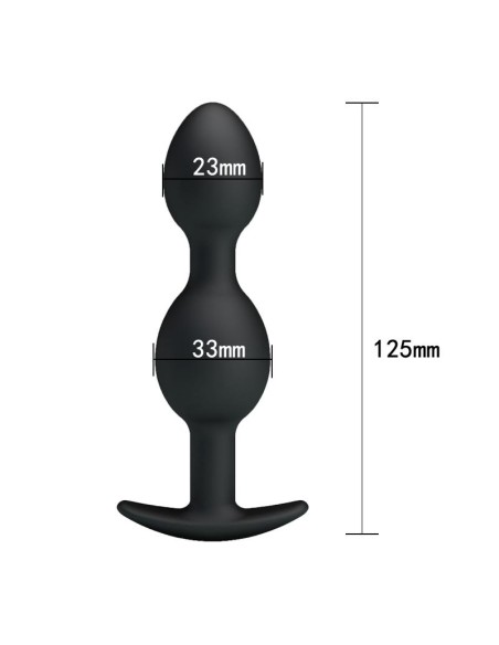 Pretty Love Plug Anal Pesado Color Negro Pretty Love Plug Anal Pesado Color Negro