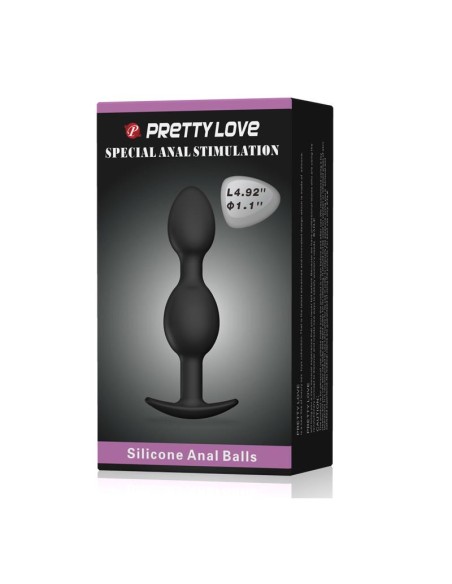 Pretty Love Plug Anal Pesado Color Negro Pretty Love Plug Anal Pesado Color Negro