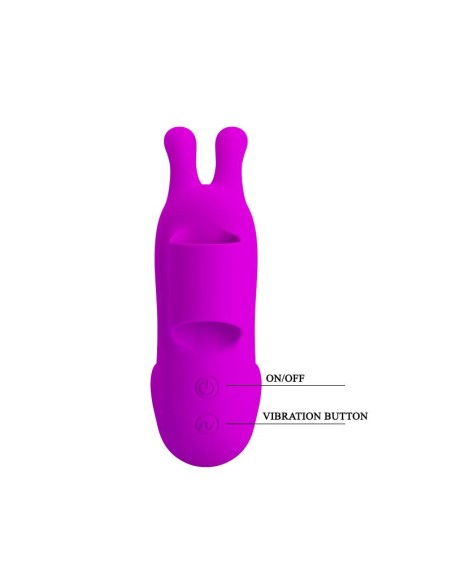 Estimulador Finger Bunny USB Silicona