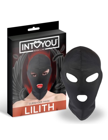Lilith Máscara de Incógnito Abertura en la Boca y Ojos Color Negro|A Placer