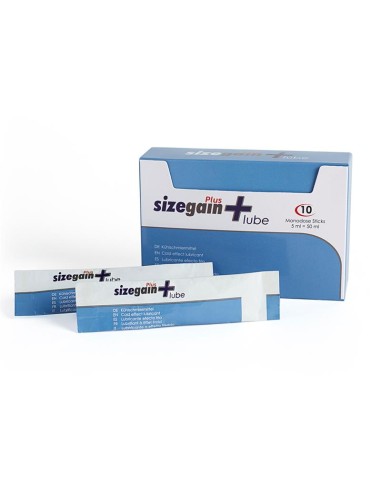 Lubricante Efecto Frio Sizegain Lube 10 Monodosis 5 ml|A Placer