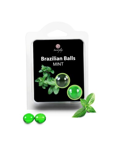 Secret Play Set 2 Brazilian Balls Aroma Menta|A Placer