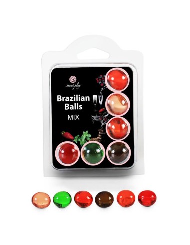 Secret Play Set 6 Brazilian Balls Aromas|A Placer