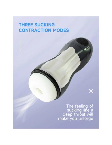 Tronik 20 Masturbador con Succion y Vibracion USB