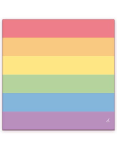 Set 20 Servilletas con Colores Bandera LGBT+|A Placer