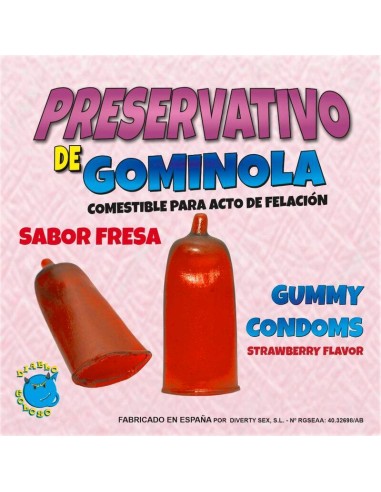 Preservativo de Gominola Sabor Fresa|A Placer