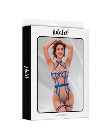 Killye Teddy de Malla con Tiras con Ligas Azul