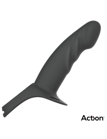 Arnes Strap on con Dildo Hueco Silicona Premium Talla L Negro