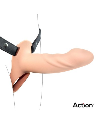 Arnes Strap on con Dildo Hueco Silicona Premium Talla L