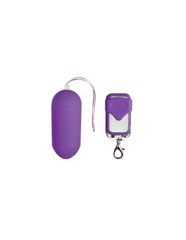 Huevo Vibrador Control Remoto 10 Funciones Purpura|A Placer
