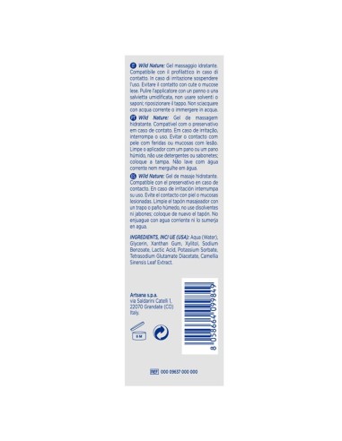 Gel de Masaje Wild Nature 200 ml