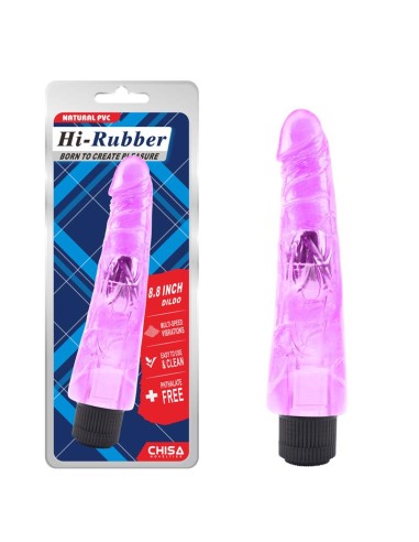 Vibrador Hi-Rubber 8.8 Purpura|A Placer