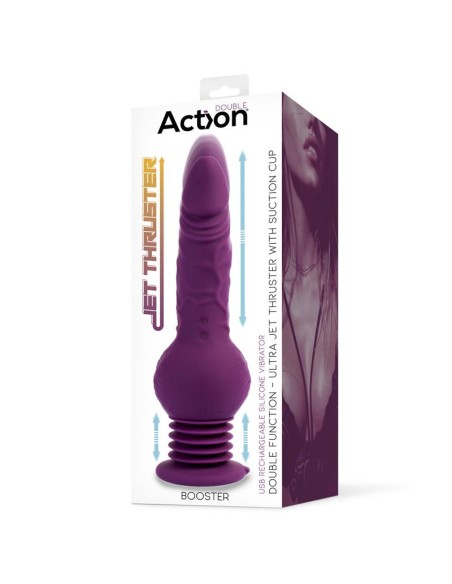 Booster Vibrador con Thrusting Ultra Jet Thruster con Potente Ventosa Booster Vibrador con Thrusting Ultra Jet Thruster con Potente Ventosa