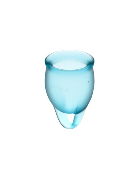 Copas Menstruales Feel Confident Light Blue Pack de 2 Copas Menstruales Feel Confident Light Blue Pack de 2