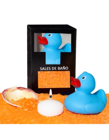 Set Sales Baño Aroma Mango Pato, Vela y Concha 150 gr|A Placer