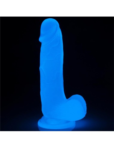 Dildo Lumino 7.5 Luz Azul|A Placer